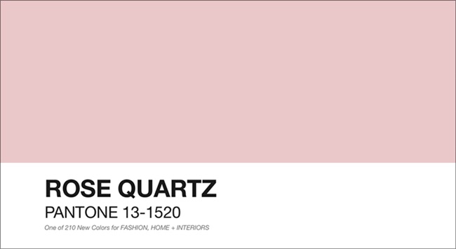 Pantone – Rosa Quartz